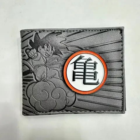 Tecknad Dragon Ball-serie Metallspänne Fyrkantig Kort Plånbok Kreativ Multifunktionell Myntförvaringskortpaket Barnpresent 8 best sales Cartera Dragon Ball - №3