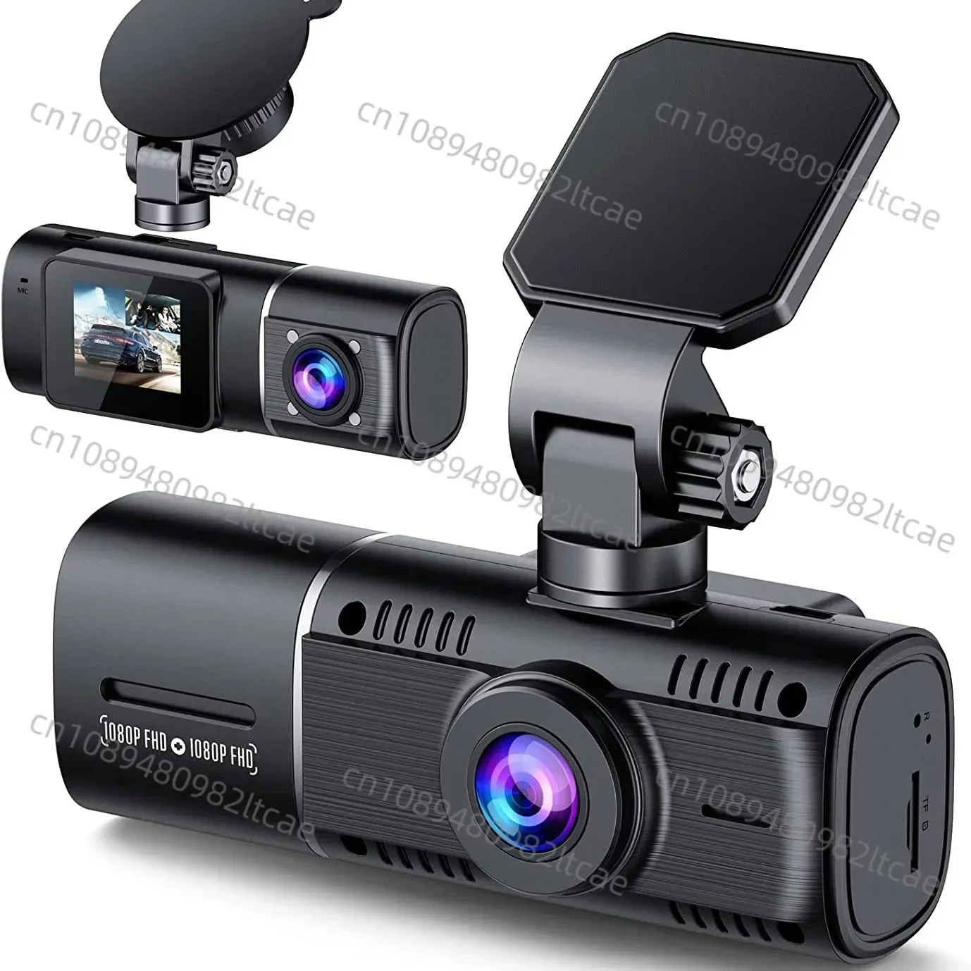 

N4 3 Channel 4K Dash Cam 4K+1080P Front and Rear 1440P+1440P Front and Inside 1440P+1440P+1080P Three Way