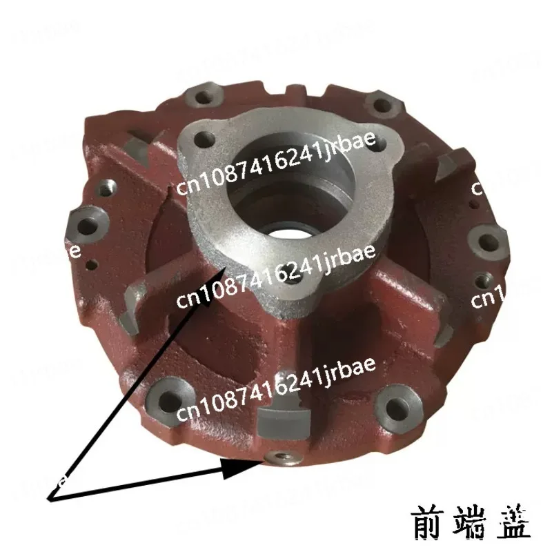 Vacuum pump, front and rear end covers, air pump, cylinder body, printing machine, air pump rotor bearing gland parts
