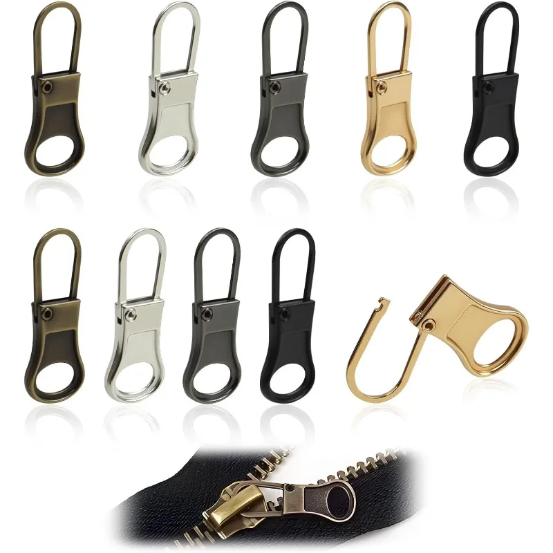 

Removable Zipper Pull Tab Replacement Without Tools, Luggage Jacket, Clothes, Shoes, Boots, Repair Accessories, Slider