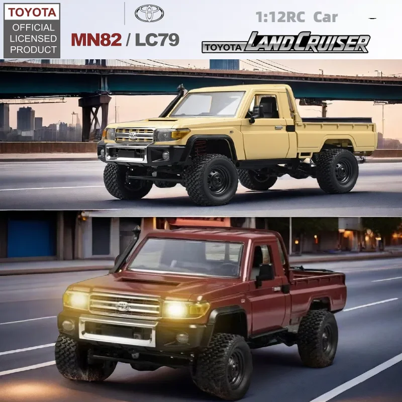

MN82 4WD RC Внедорожник 1/12 LC79 Пикап Альпинистский автомобиль со светодиодной подсветкой Полноразмерная имитация RC Альпинистский автомобиль Мальчик Игрушечный автомобиль