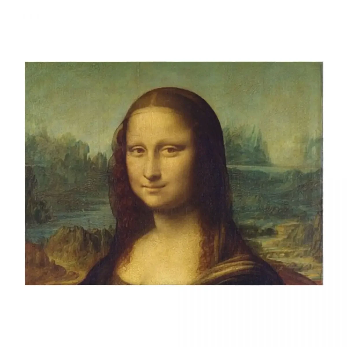

Плед MONA LISA LEONARDO DA VINCI с милым клетчатым узором, тонкое легкое одеяло для дивана, кровати, декора