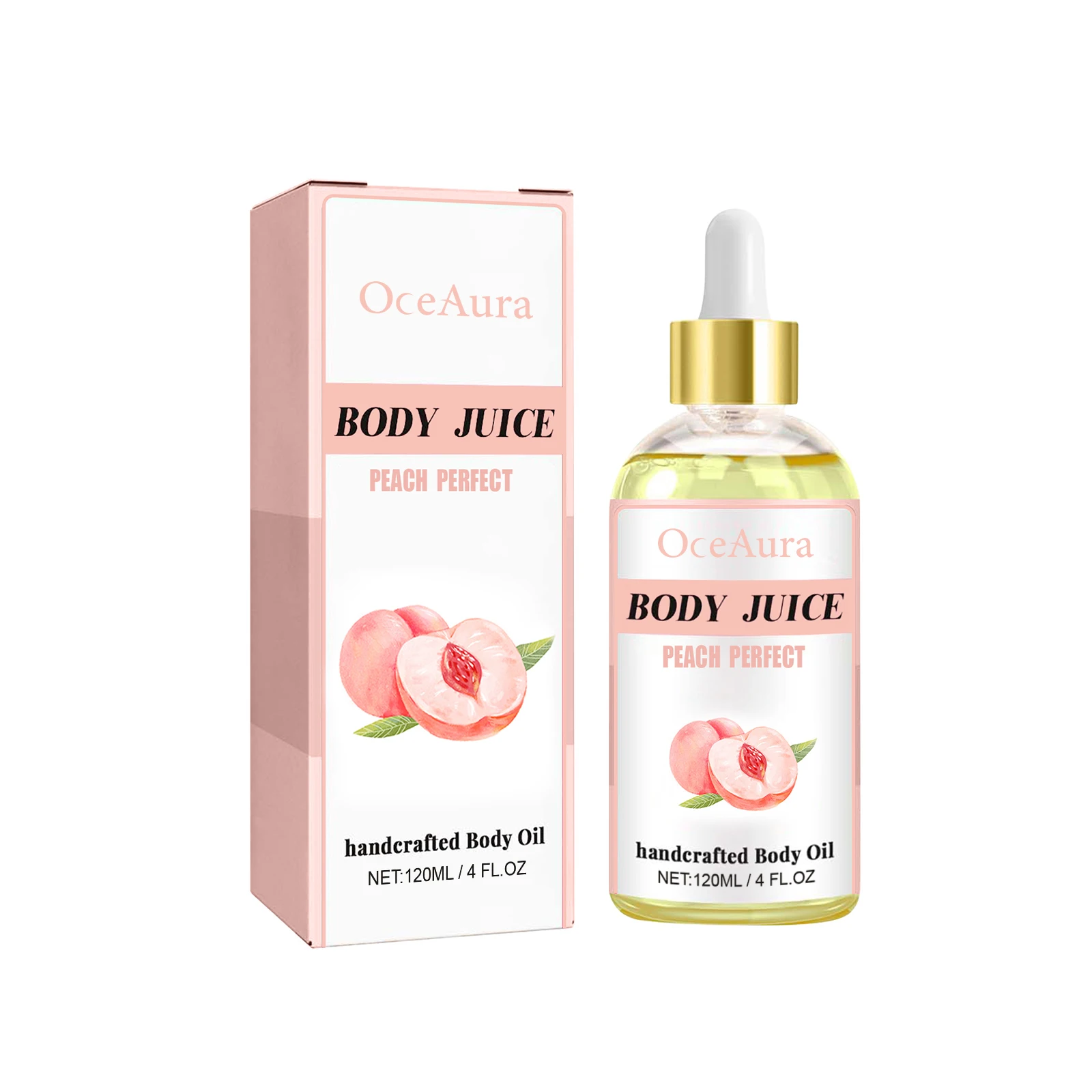 

OceAura Handcrafted Body Oil Hydrating And Moisturizing Essential Oil For Firming And Soothing Skin 3pcs