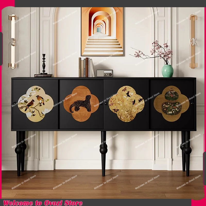 

Wood Retro Cabinet Narrow Standing Slim Storage Cabinet Book Office Mueble Recibidor De Entrada Moderno Furniture Living Room
