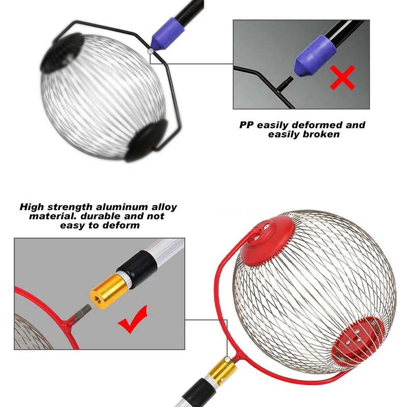 مجموعة كاملة من أداة التقاط البولينج المتداخلة لمنتقي الفاكهة #4