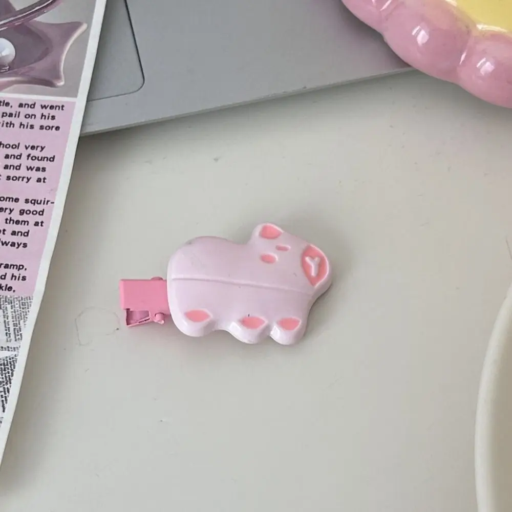 Cute Simple Capybara Hair Ties Cartoon Sweet Ponytail Holder Elastic Resin Rubber Bands