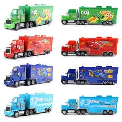 Disney Cars 95 Mack Truck 43 King Lightning McQueen Racing 1:55 Die Cast Modello Per Bambini Veicolo Giocattoli Collezione Regali Di Compleanno