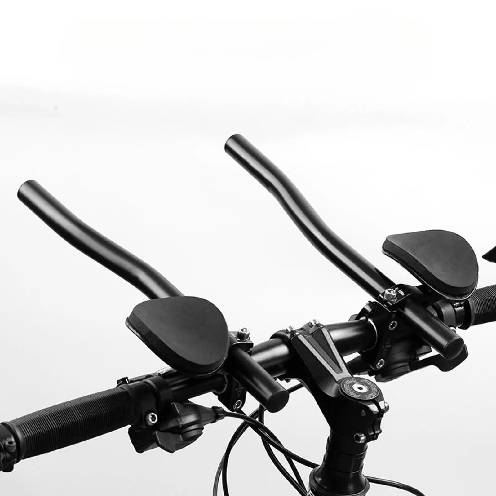 

2Pcs Bike Arm Rest Bar Riding Handlebar Lightweight Detachable Bike Rest