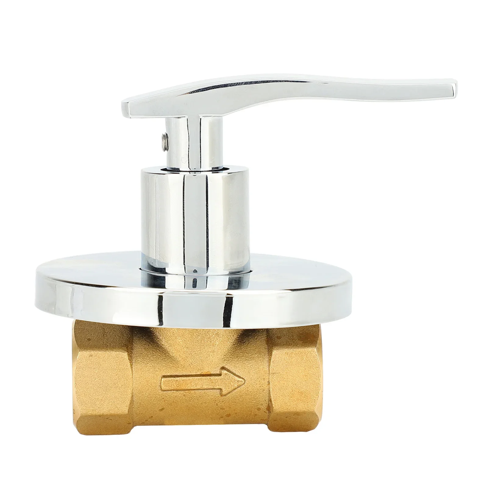 1/2 Copper Angle Stop Valve Leakage Proof Water Stop Valve Concealed Installation Water Shut Off Valve for Kitchen Bathroom