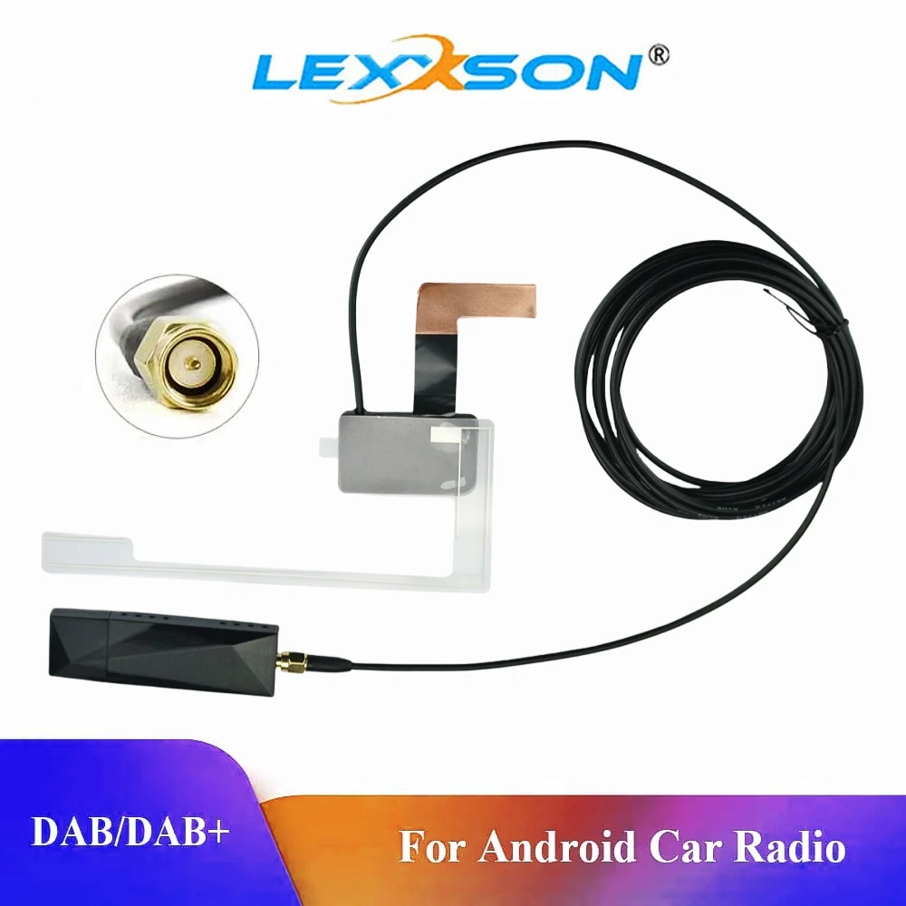 Universal DAB + Antenna With USB Adapter Dongle For European Android Car Radio GPS DAB+ Stereo Receiver Audio Expansion Antenna