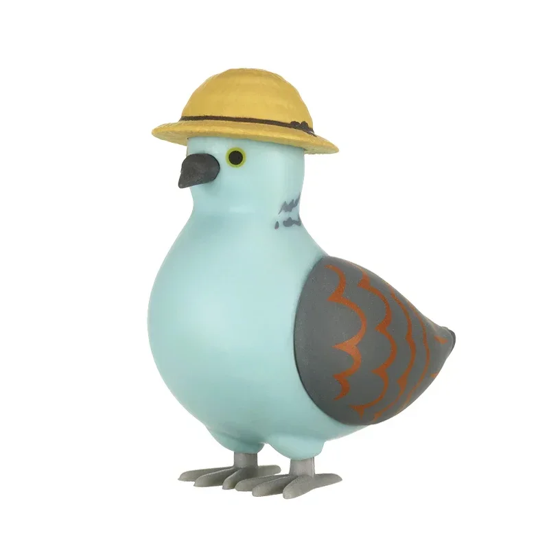 KITAN CLUB Original Gashapon Capsule Toys Figure Kawaii Gentleman Pigeon Bird Cap Cute Miniature Figurine Anime Desktop Decor