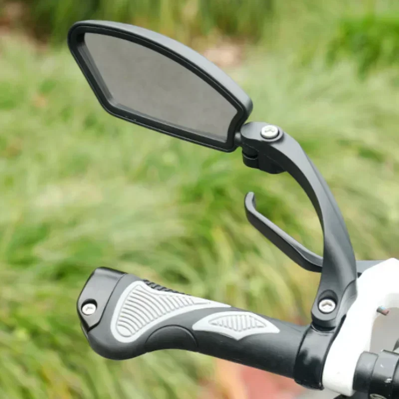 Bicycle Rearview Mirror Wide Range Adjustable Angle Reflector Scooter Bicycle Rearview Mirror Bicycle Handlebar Mirror image 3