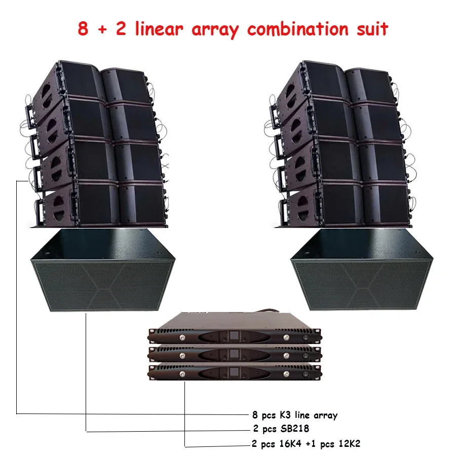 macrosang K3 Dual 12-inch line arraylinear array combination suit long throw professional audio speakers Professional Speaker Au