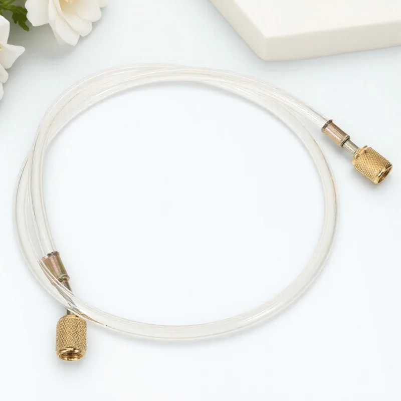 خرطوم شحن مبردات 90 سم ملحق سيارة لتكييف الهواء متين ومقاوم للضغط العالي متوافق مع R134