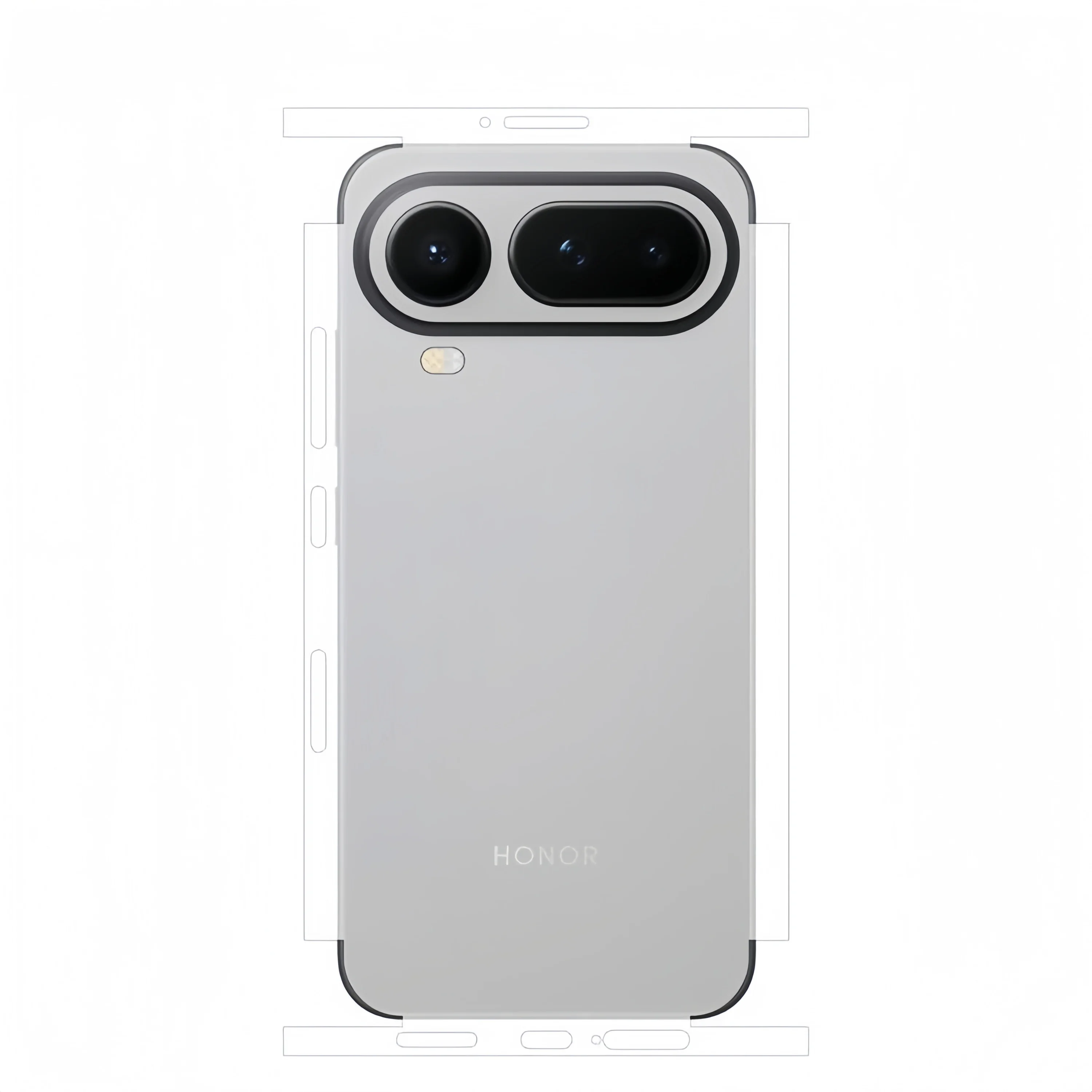 Skin Wrap For Honor Magic 8 7 Pro Sticker 8 RSR 8pro Air Bac