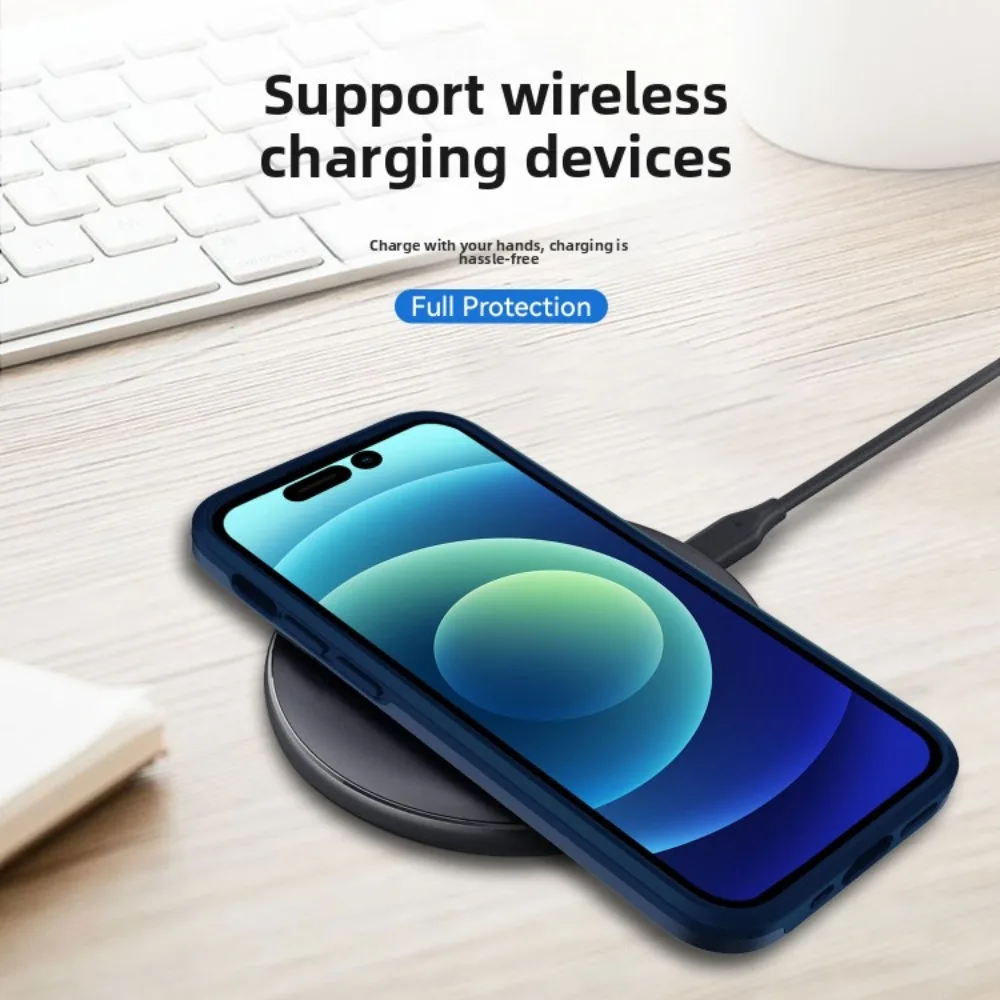 맥세이프 고품질 OTT 박스 패킷 케이스 포함 아이폰 17 에어 프로맥스 16 15 14 플러스 13 12 하이브리드 듀얼 레이어 아머 보호 커버