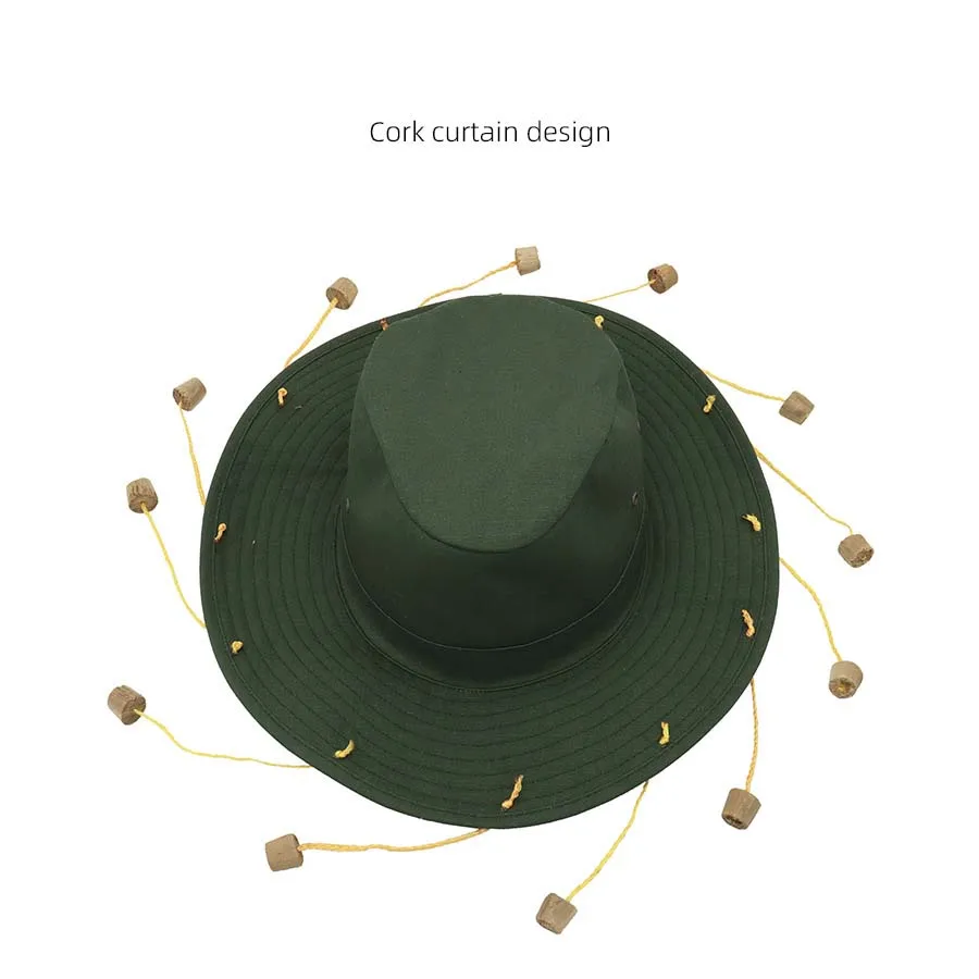 المشي لمسافات طويلة في الهواء الطلق دلو القبعات للنساء الرجال الأسترالية الشعبية قبعة صياد الشمس حماية قبعات للحماية من الشمس قبعة سفر متعددة الاستخدامات #6