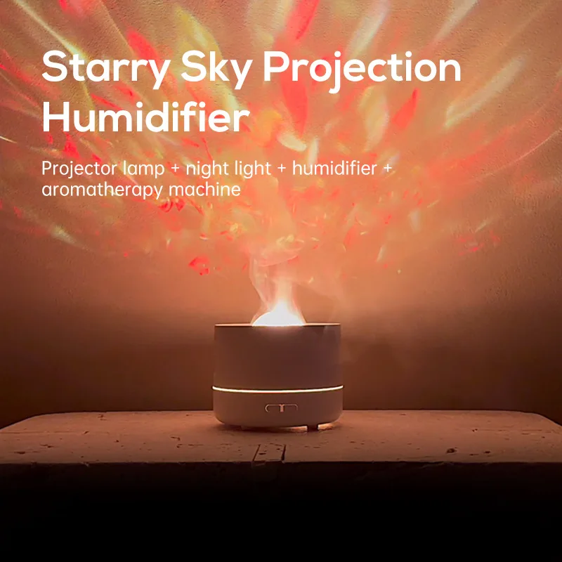 Proiettore cielo stellato USB versione aggiornamento 2025 con diffusore di aromi - Luce notturna 2 in 1 per uso domestico/ufficio, regalo di festa rilassante