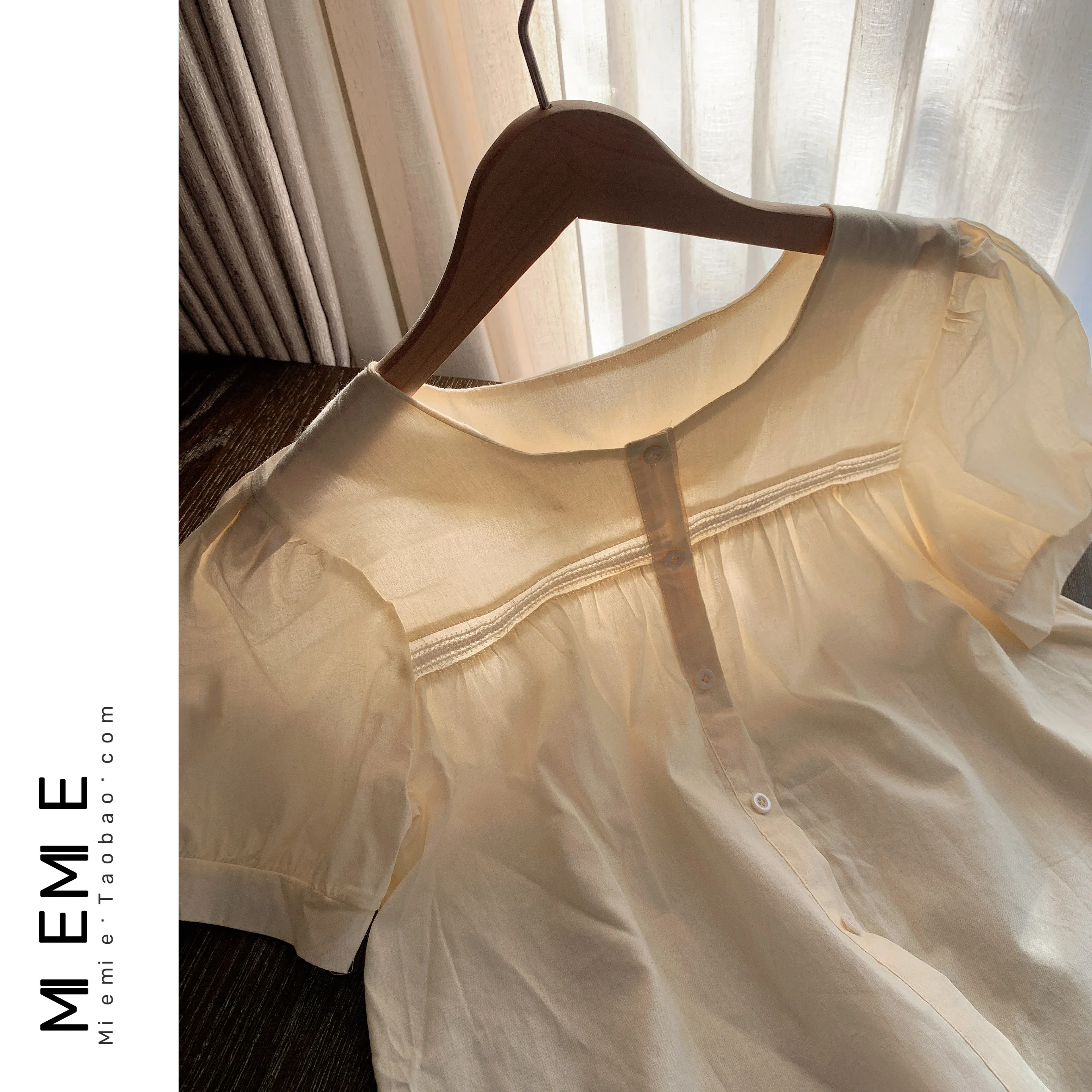 

Летний дышащий кардиган из чистого хлопка с вышивкой и плиссировкой, свободного кроя, повседневный, с коротким рукавом, размер S