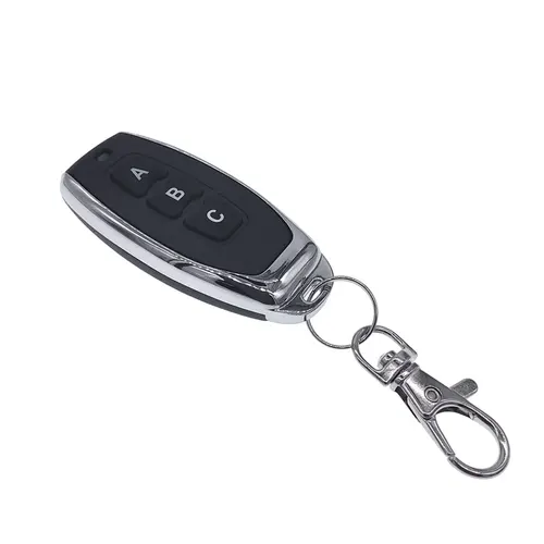 Imagen 2 del producto Interruptor de Control remoto inalámbrico, 1/2/3/4 teclas, puerta de garaje EV1527, código de aprendizaje DC 6V, sistema de alarma Universal para coche, 315MHZ/433MHZ