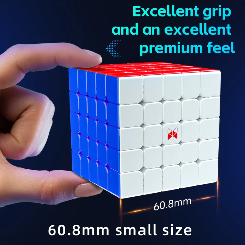 QiYi XMD Hong 5 UV Magnetic Core Magic Cube 5x5x5 Speedcube Professional 5x5 Speed Puzzle 5×5 Zabawka dla dzieci Prezent QY Cubo Magico