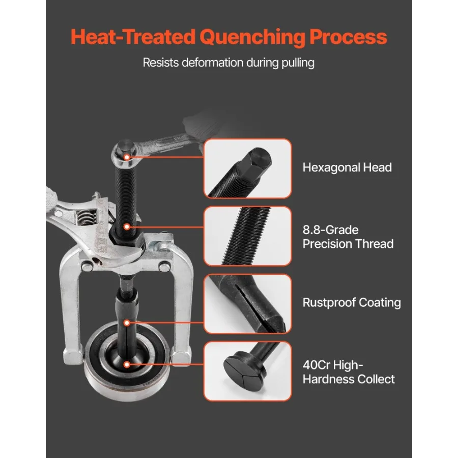 16 قطعة تحمل ثقب أعمى مجتذب مزيل النازع الداخلي مطرقة الشريحة