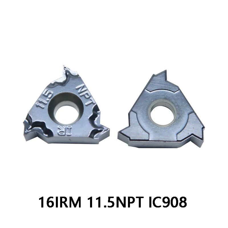 

Original 16IR 16 IRM 11.5 NPT IC908 Carbide Inserts Lathe Tools Turning Tool CNC Cutter 10pcs utensili tornio