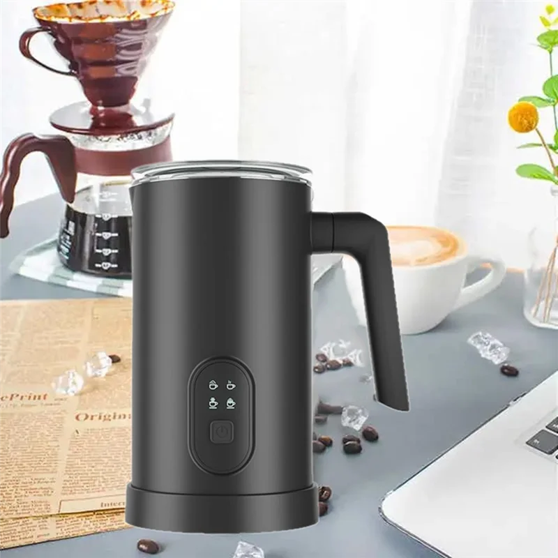 

B98A-Full-Automatic Milk Frother Machine Milk Frother Smart Touch Control Milk Warmer 4 Temperature Settings