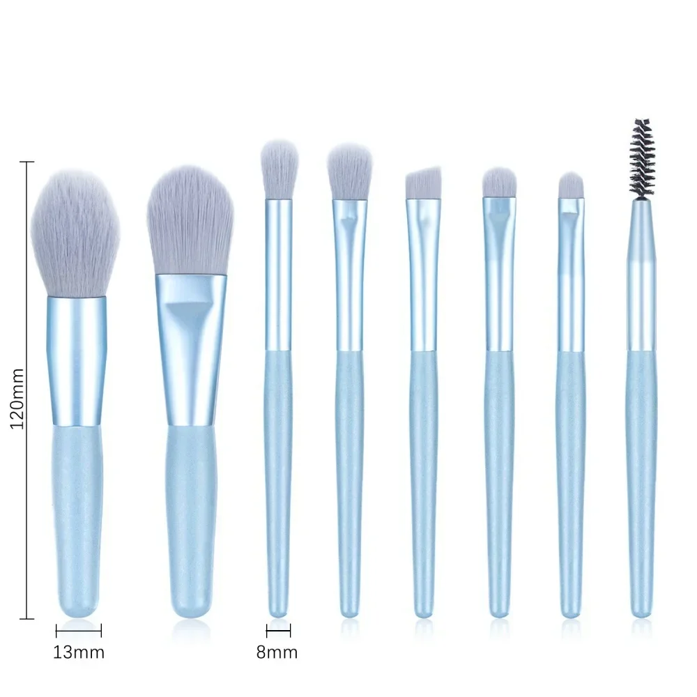 Delysia Kin 8pcs High Quality Mini Makeup Brushes Suit