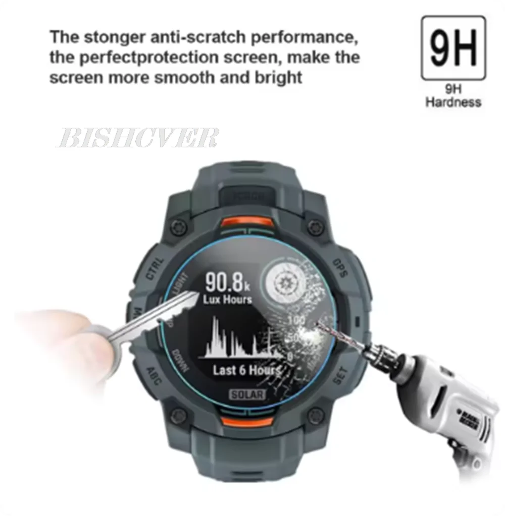 Screen Protector Glass For Amazfit T-Rex 3 Pro 48mm Scratch resistant HD Protective Glass For Amazfit T-Rex 3 Pro 44mm view 2