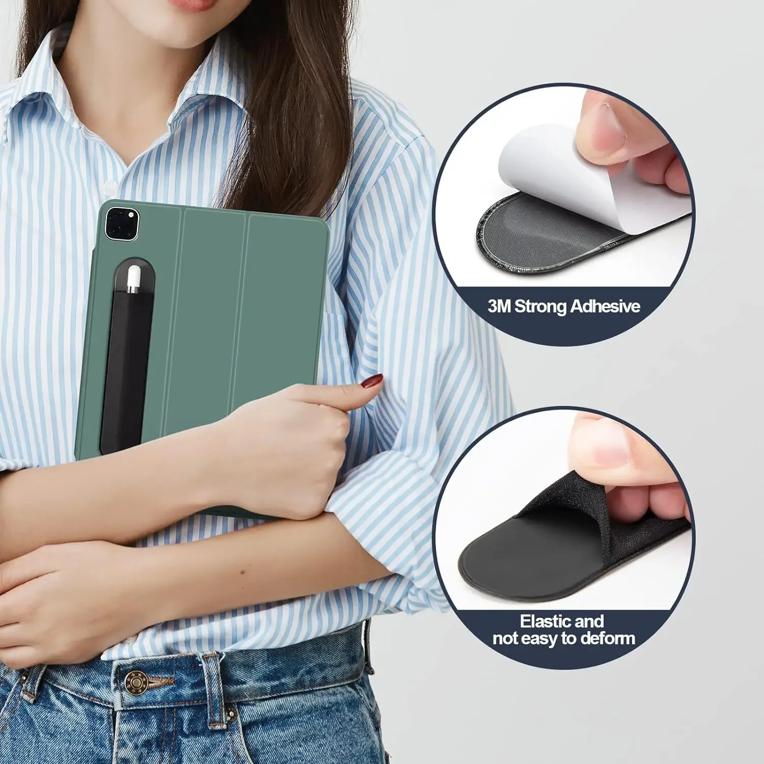 เคสดินสอสำหรับ Apple Pencil 2 1, ที่ใส่แท่งสำหรับ iPad ปกดินสอแท็บเล็ตกาวสัมผัสปากกากระเป๋าปลอกกระเป๋า