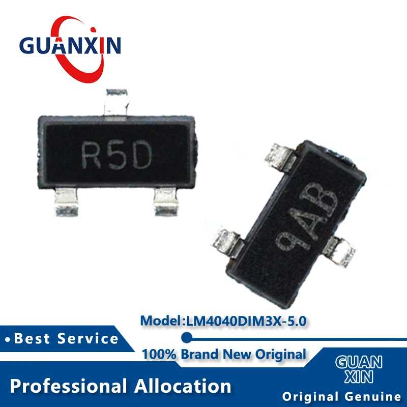 

100% New LM4040DIM3X-5.0 AD8421BLM4040DIM3-5.0 SOT-23 Marking R5D LM4040