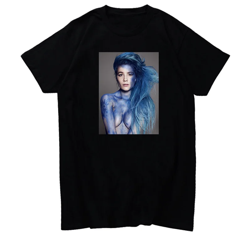 Halsey Ashley Nicolette Music Graphic T Shirts Short Sleeve T-Shirts Summer Tees Tops New Shirts And T-Shirts Mens Print T Shirt