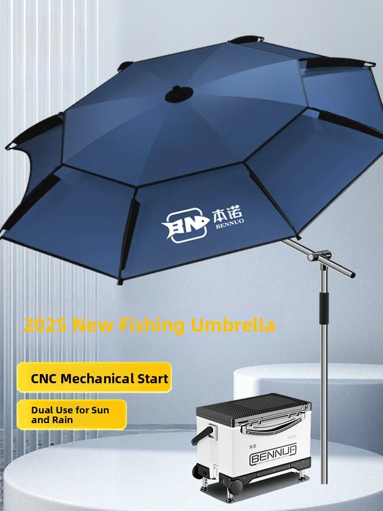 

Новый зонт Bennis Fiing 2026: Уличный зонт-трость от солнца и дождя с механическим механизмом, для спорта и активного отдыха