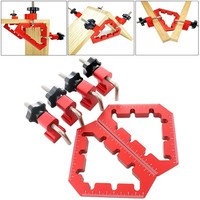 45/90 Degrees L-Shaped Auxiliary Fixture Splicing Board Positioning Panel Fixed Clip Carpenter's Square Ruler Woodworking Tools