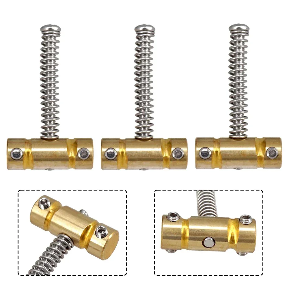 

3pcs Guitar Compensated Brass Bridge Saddles For TL Electric Guitar Bridges Replacement Electric GuitarAccessories