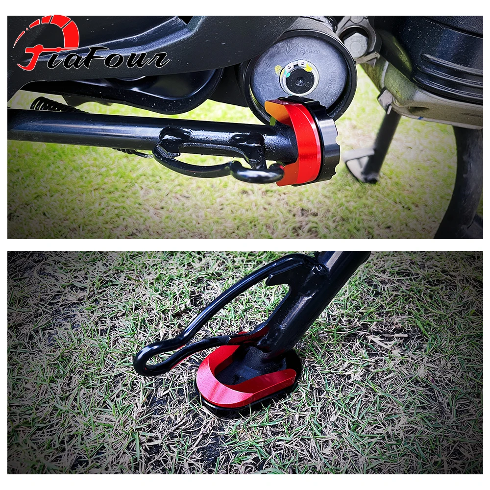 Motorcycle Kickstand Sidestand Stand Extension Enlarger Pad For SR GT200 SR GT125 SRGT 200 125 2021-2024 Medley 150 2020-2024