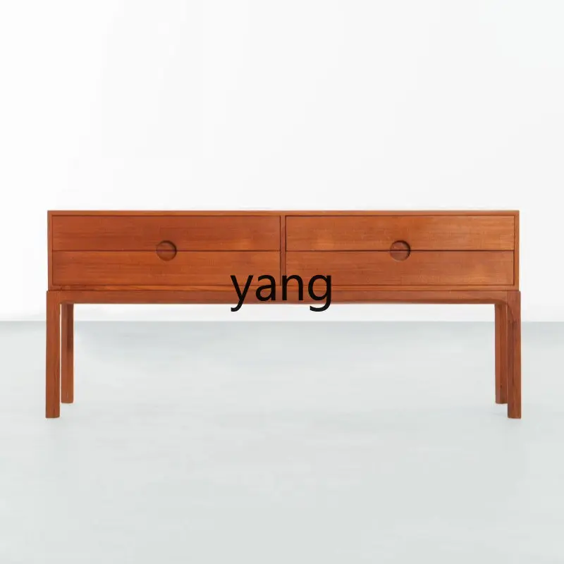 

YHM solid wood desk household living room small apartment study high sense