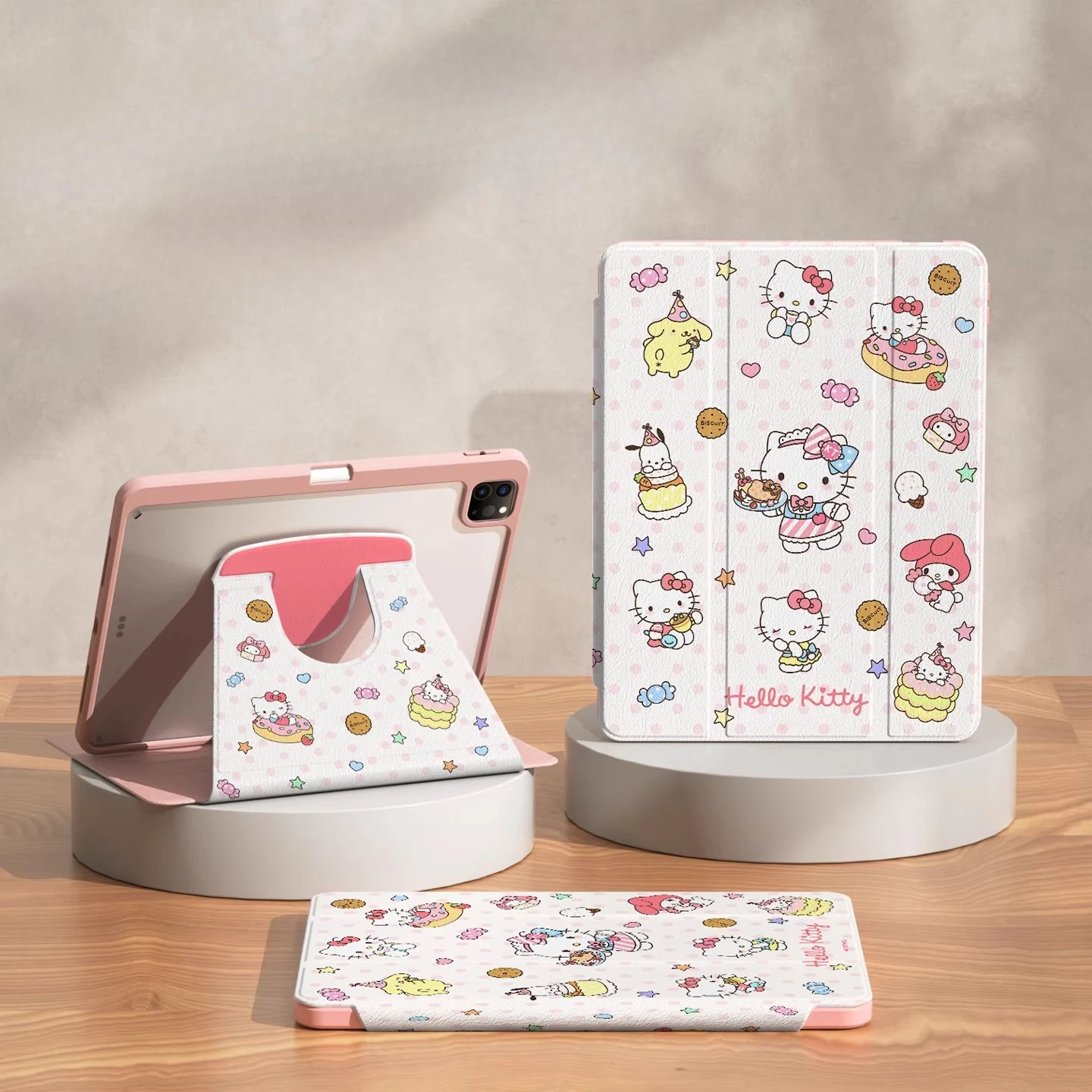 

Чехол Hello Kitty для iPad Funda IPad A16 Pro 4 5 6 12,9 дюйма Air 4 5 Защитный чехол для планшета Mini 6 7 10 11 поколения с защитой от падения