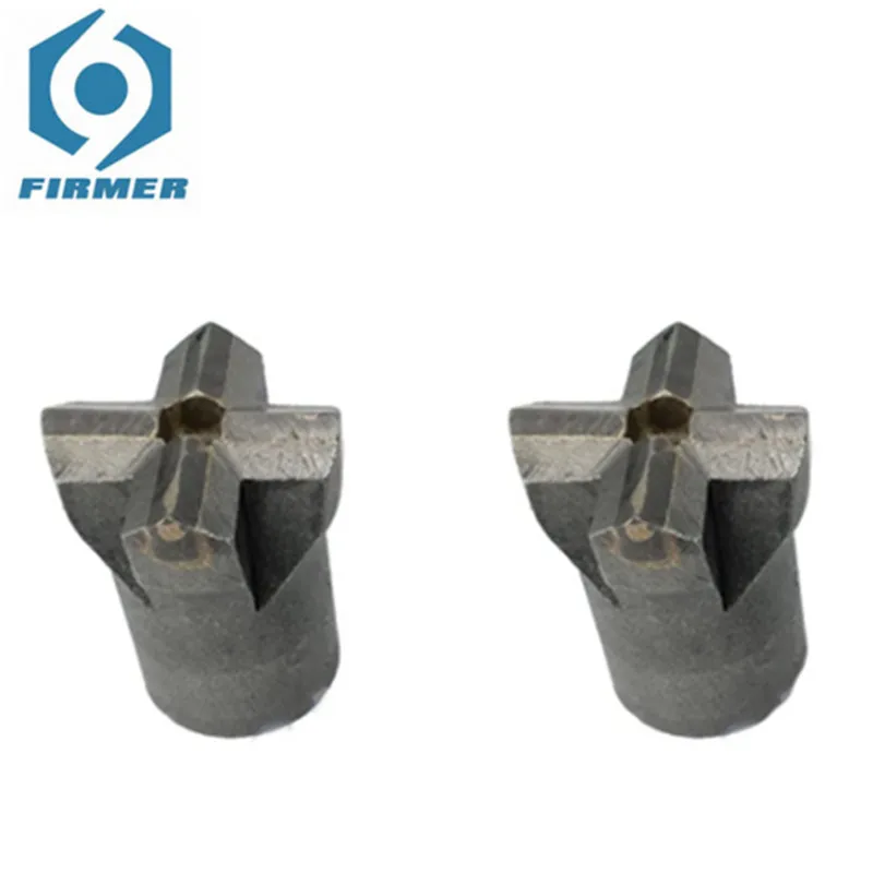 Hard Rock Drilling Bits / Stone Chisel D28mm - D120mm Core Drills Tips Taper Cross Bits For Rock Drilling Tunnel High Quality