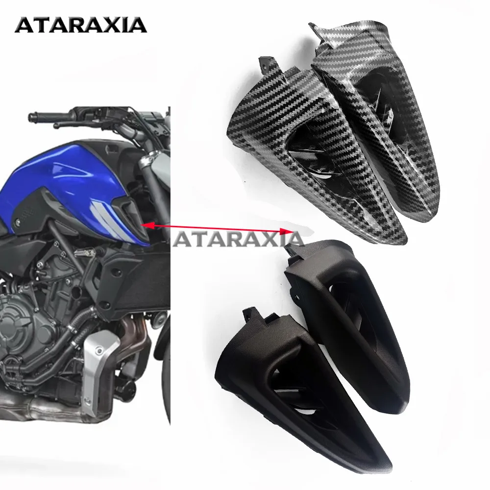 Motorrad-Seitentankgitter, Lufteinlass-Bodykit, Verkleidungs-Seitenpaneele für YAMAHA MT-07 FZ-07 MT07 FZ07 2021 2022 2023 2024