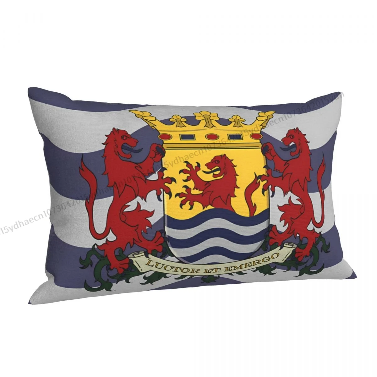 Provinciewapen Van Zeeland Hug Pillowcase Scotland Lion Backpack Cojines Livingroom Printed Car Pillow Covers Decorative