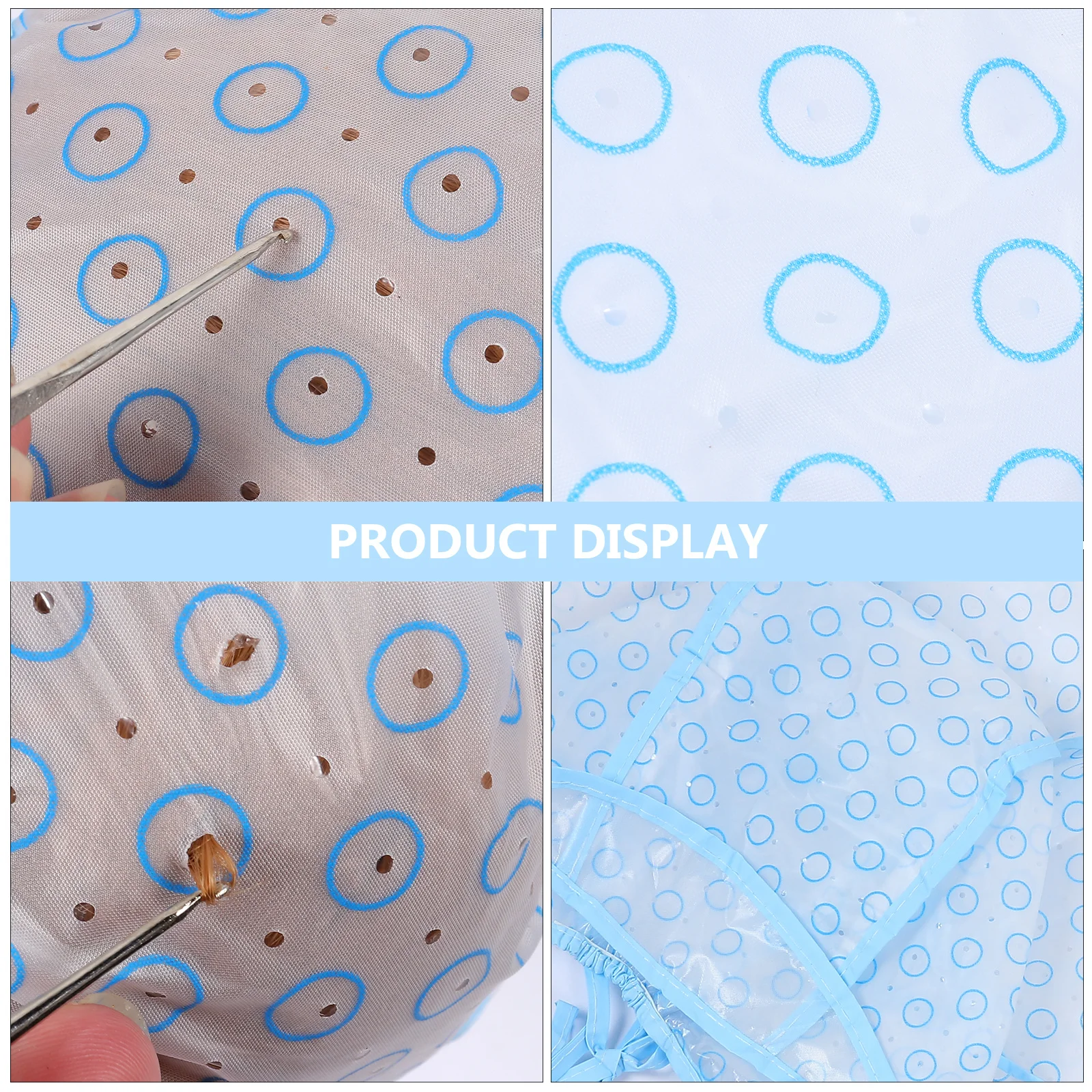 

6Pcs Hair Dyeing Cap Highlight Tipping Tool Set for Professional Hair Coloring Experience Dyeing Color Tool Highlighting Cap