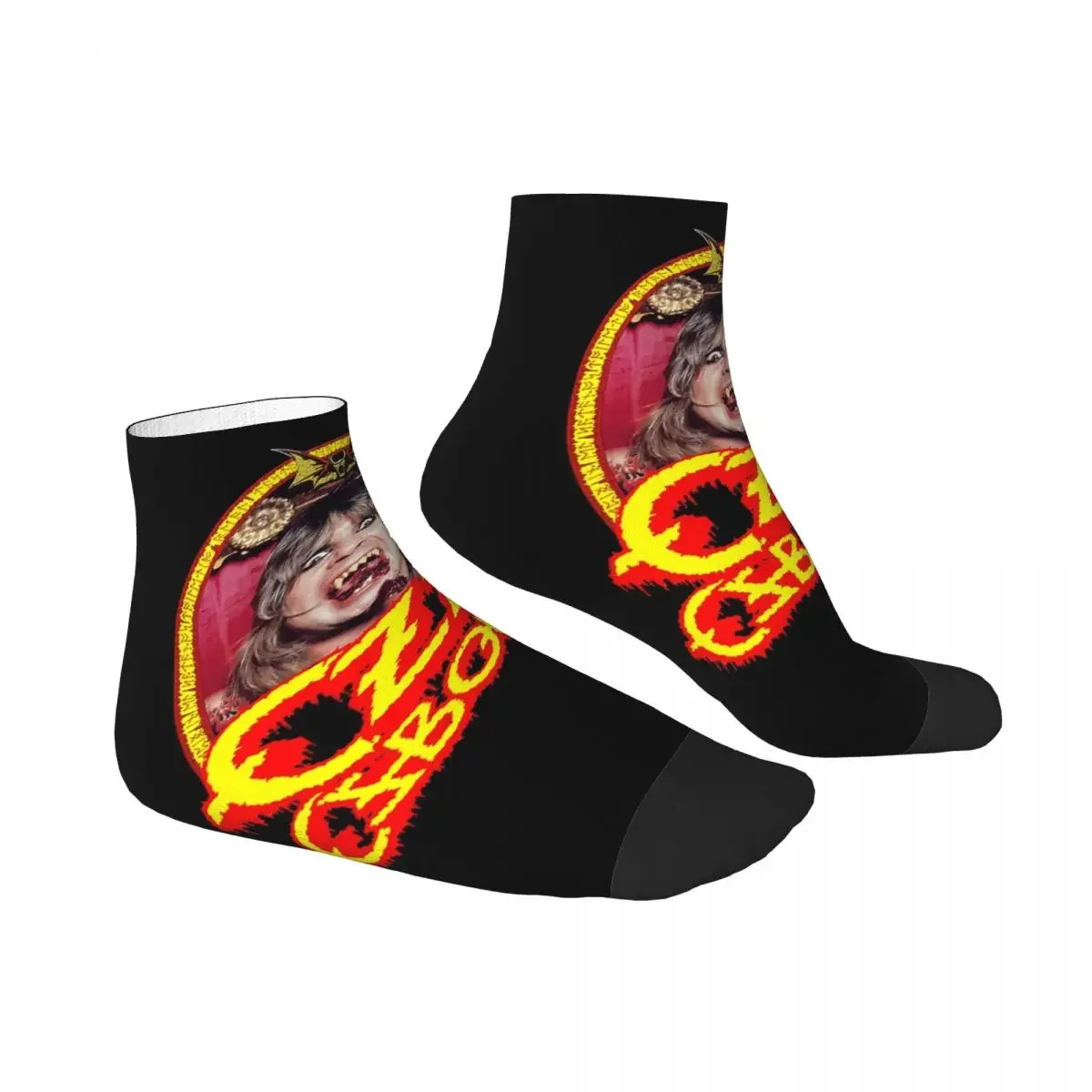 جوارب Ozzy Osbourne Merch Prince Of Darkness جوارب Harajuku جوارب طوال الموسم إكسسوارات لهدايا عيد الميلاد للرجال والنساء