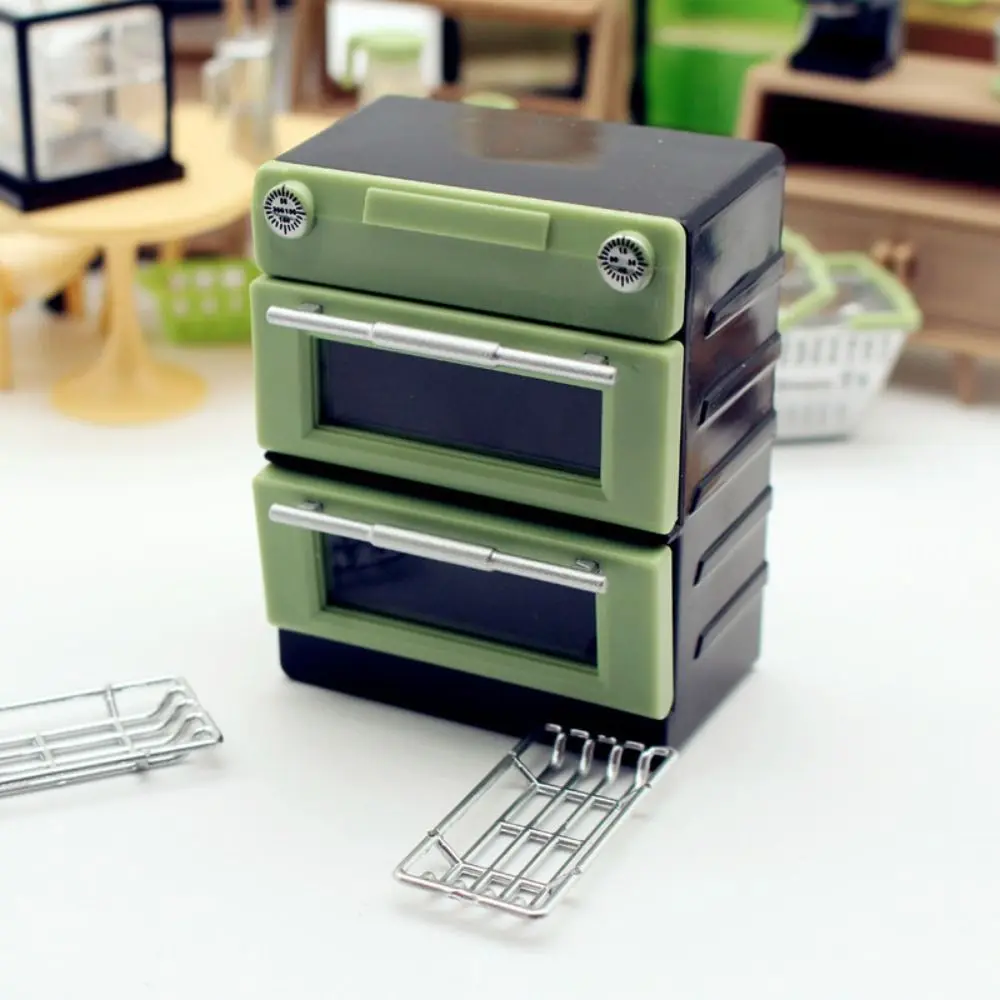 

Resin Crafts 1/12 Dollhouse Simulation Refrigerator Mini Furniture Ornaments Bilayer Mini Simulation Freezer Model Refrigerator