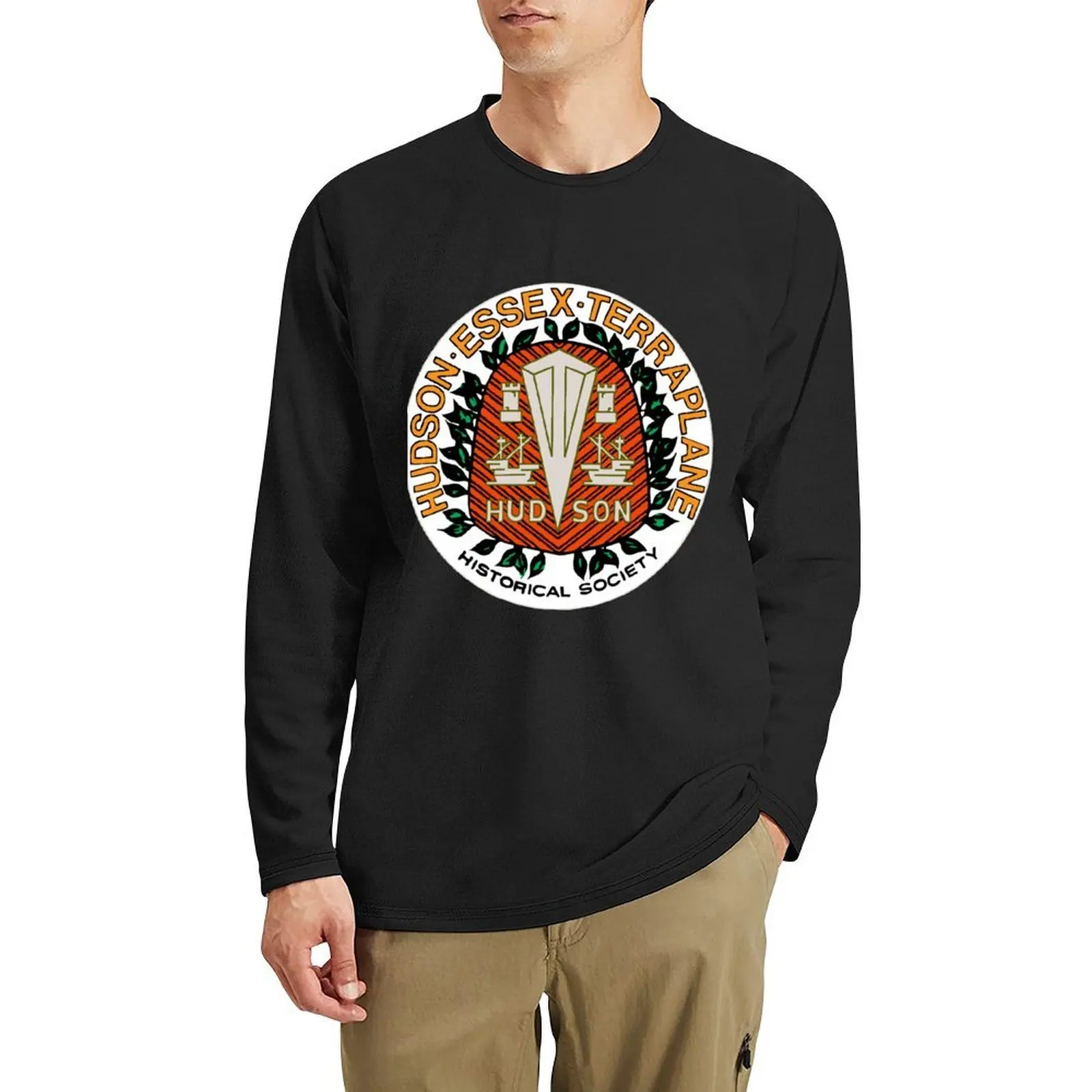 

HUDSON ESSEX TERRAPLANE CLASSIC CAR Long T-Shirt custom t shirts vintage clothes heavyweight t shirts T-shirt men