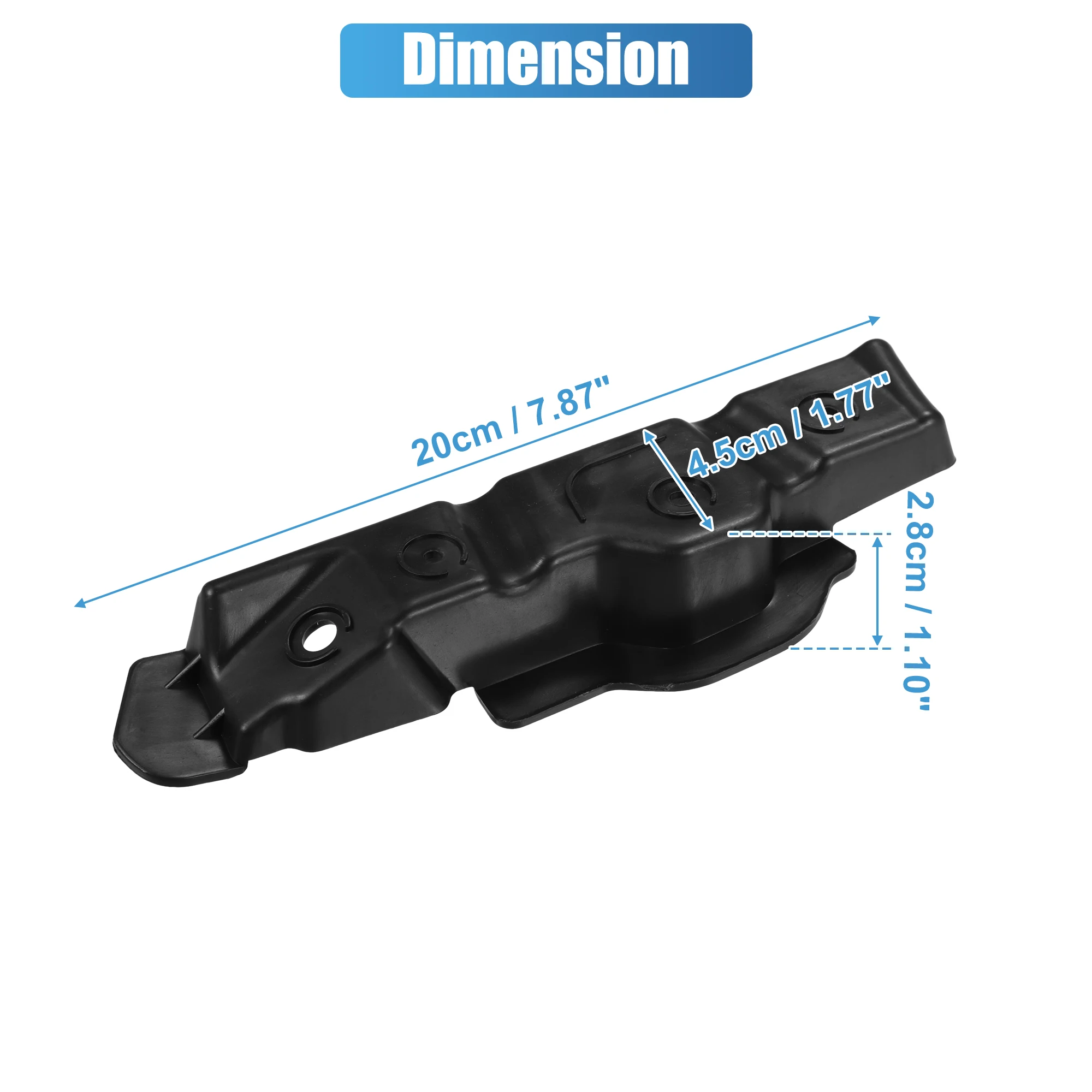 X Autohaux 1 Pair Front Bumper Mounting Support Bracket No.22986140 for Chevrolet Malibu 2013-2015 for Chevrolet Malibu Limited