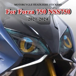 Motorcycle Headlight Stickers Accessories For Honda Forza750 Forza 750 NSS750 2021 2022 2023 2024 Headlamp Decals Protection