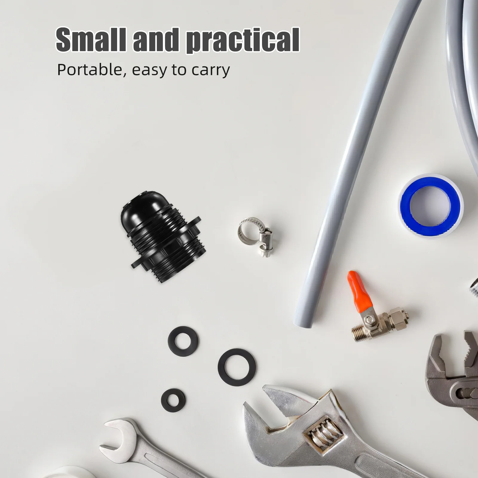 

2 шт. цоколь для лампы E27: стандартный держатель лампочки с полной резьбой, расширенный срок службы, изолированное основание, без мерцания для потолка