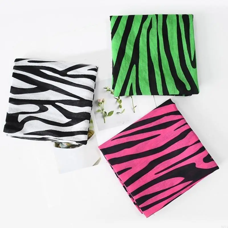 

W0YA 4Pcs Fashion Square Scarf Soft Scarves Bandana Headscarf Neck Hair Wrap Decors